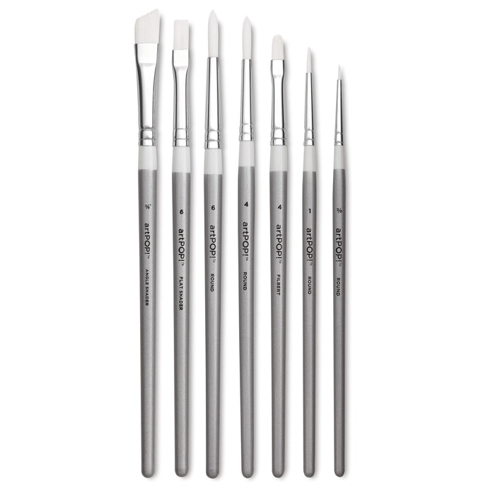 artPOP! Premium Plus Synthetic Mixed Media Brush Set (Out of package)