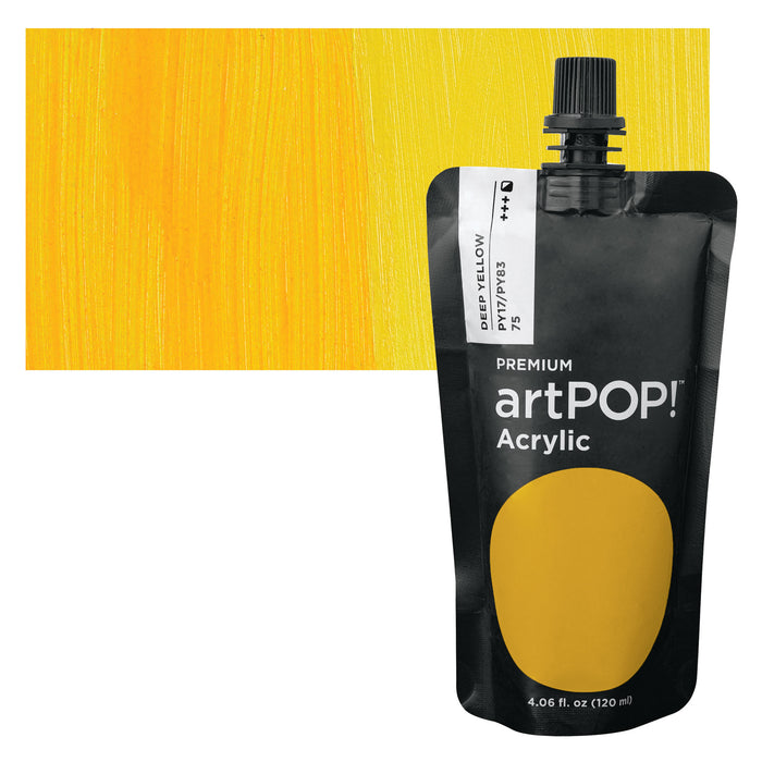 artPOP! Heavy Body Acrylic Paint - Emerald Green, 120 ml Pouch