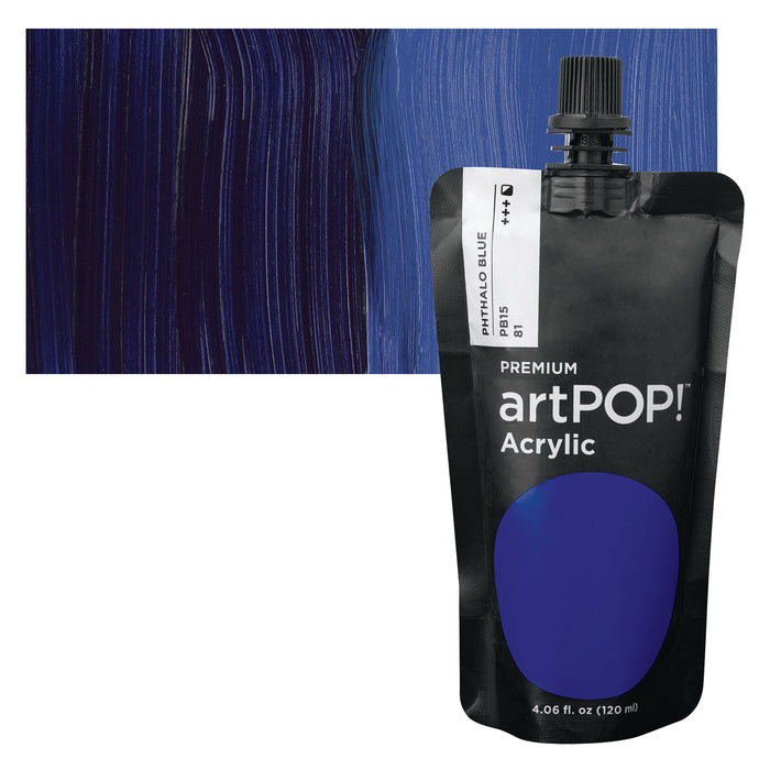 artPOP! Heavy Body Acrylic Paint - Emerald Green, 120 ml Pouch