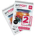 artPOP! Watercolor Spiral Bound Pads - 9" x 12", 30 sheets, Pkg of 2