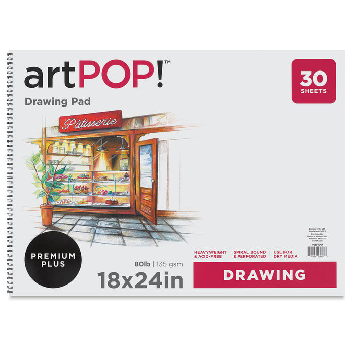 artPOP! Drawing Pad - 18" x 24", front of pad