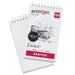 artPOP! Sketch Pads - 5-1/2" x 8-1/2", 100 sheets, Pkg of 2 (One pad open)