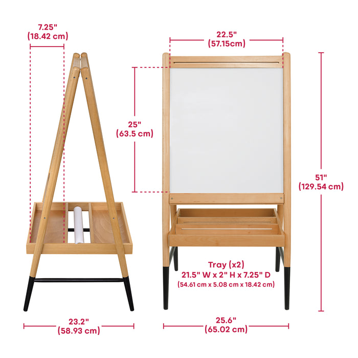 artPOP! Kids 3-in-1 Floor Easel, dimensions