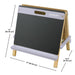 artPOP! Kids 3-in-1 Tabletop Easel - Misty Lilac, front of easel showing dimensions