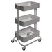 artPOP! 3-Tier Rolling Cart - Gray