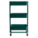 artPOP! 3-Tier Rolling Cart - Green (Front of cart)