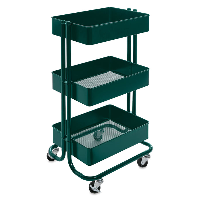 artPOP! 3-Tier Rolling Cart - Green