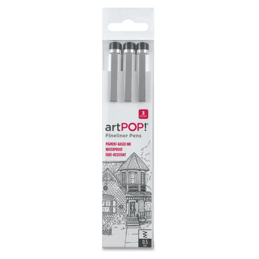 artPOP! Fineliner Pens - Set of 3, front of packaging View 2