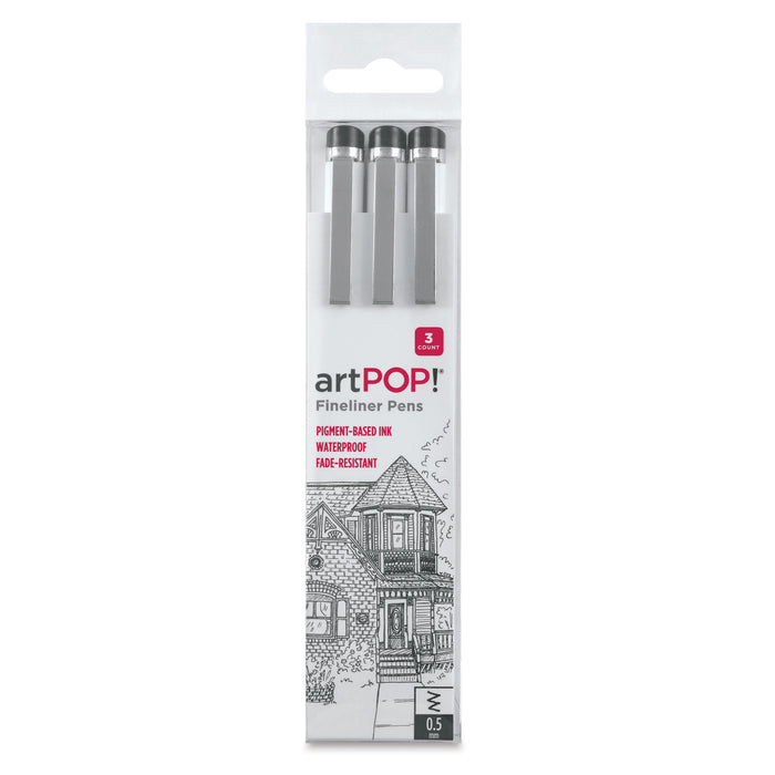 artPOP! Fineliner Pens - Set of 3, front of packaging