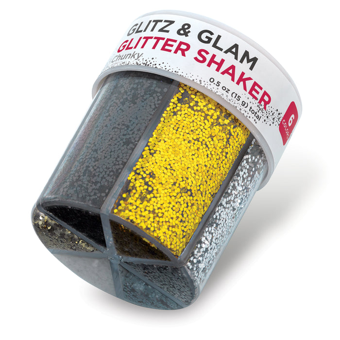 Glitter Shaker - Glitz & Glam, 0.5 oz, side of shaker