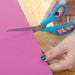 artPOP! Soft Grip Scissors - 8-1/4", construction paper being cut