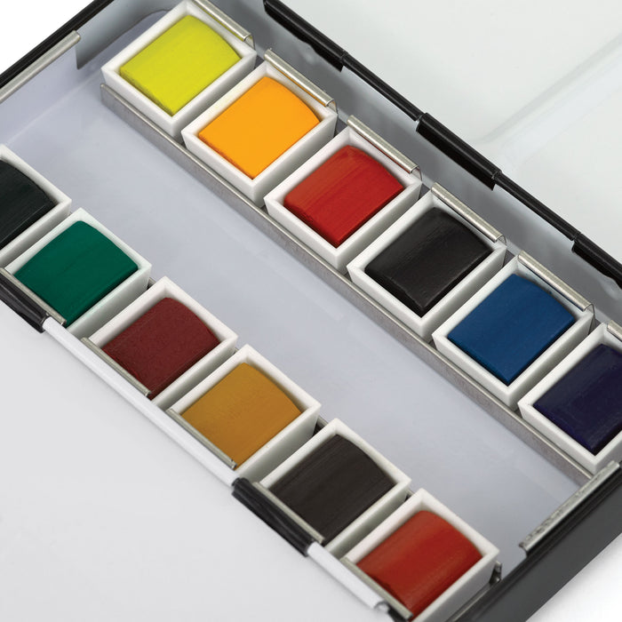 artPOP! Watercolor Half Pan Sets - Set of 12, Half Pans (Close-up of set)