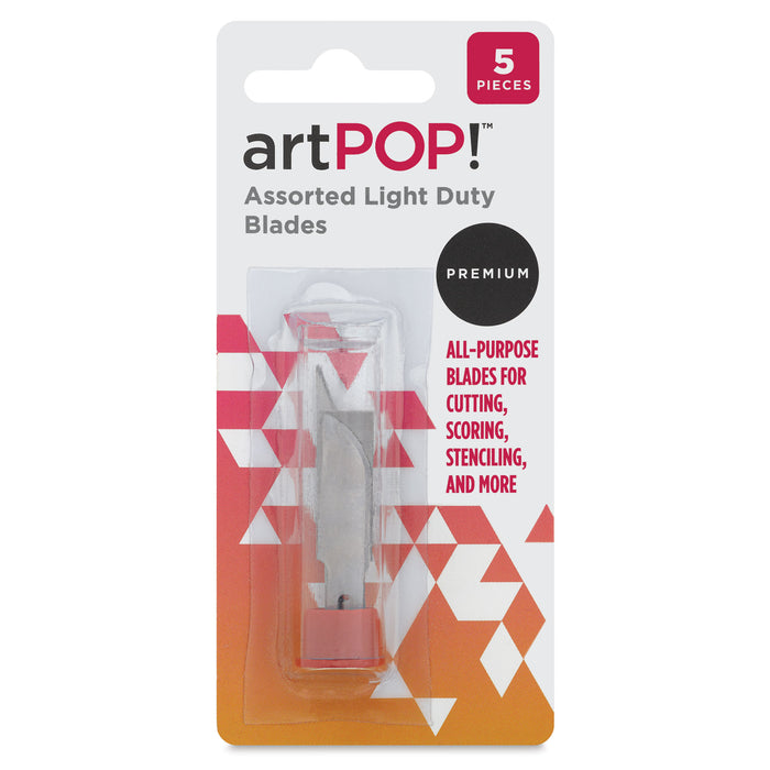 artPOP! Assorted Light Duty Blades, in package