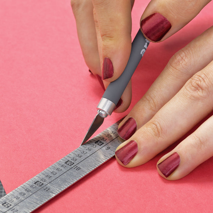 artPOP! Assorted Light Duty Blades, construction paper being cut by blade