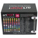 artPOP! Infinity Brush Marker Set - Set of 72, Assorted, back of packaging