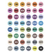 artPOP! Chisel and Brush Dual Tip Alcohol Marker Set - Set of 49, Assorted, color-codes on caps
