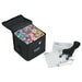 artPOP! Chisel and Fine Dual Tip Alcohol Marker Set - Set of 121, Assorted, swatch card next to packaging