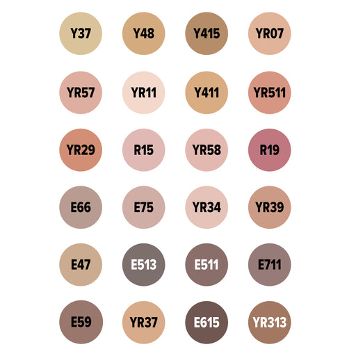 artPOP! Chisel and Fine Dual Tip Alcohol Marker Set - Set of 25, Portrait, color-codes on caps View 2